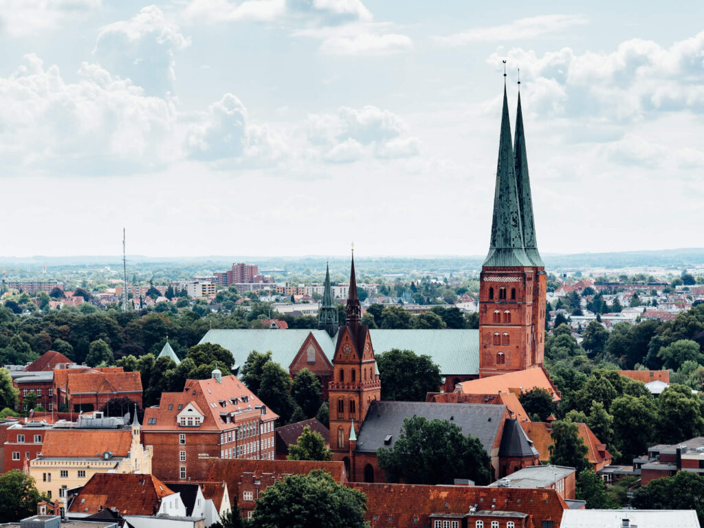 Luftaufnahme von Lübeck